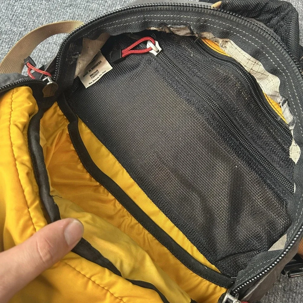 Marmot Talus Backpack Blue Hiking Pack Mens One Size Nylon Hip Belt Zip Outdoor